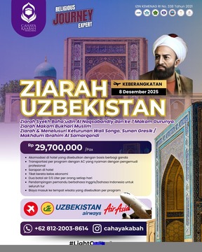 ZIARAH UZBEKISTAN | ZIARAH KE 7 MAKAM GURU SYEKH BAHA'UDIN AL NAQSABANDY | Bandung | 8 Desember 2025 | Hub 0895 0888 4721 