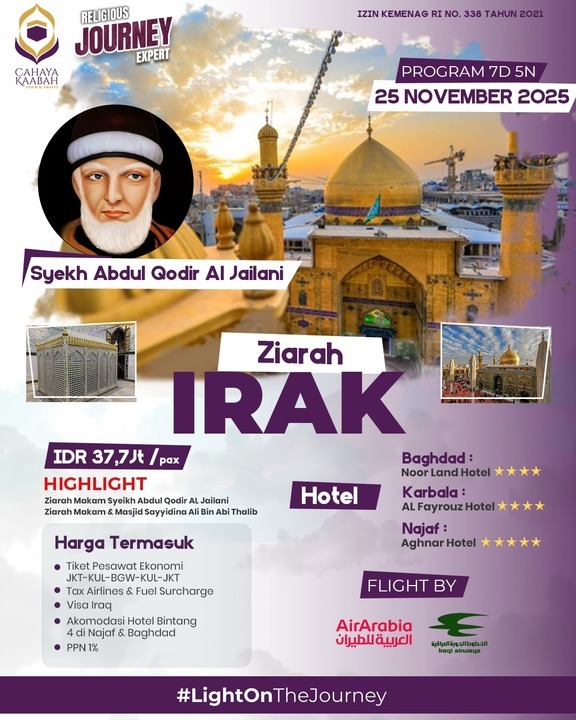 ZIARAH IRAQ | SERANG | HUB : 085692463920