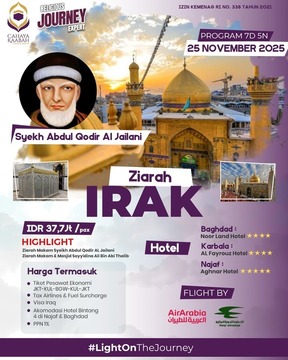ZIARAH IRAQ | SERANG | HUB : 085692463920