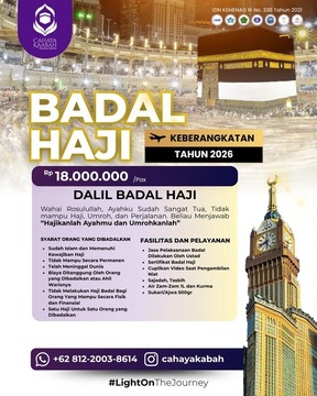 BADAL HAJI 2026 | SERANG | HUB : 085692463920 BADAL HAJI 2026 | SERANG | HUB : 085692463920