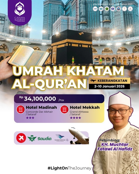 UMRAH KHATAM AL - QUR’AN  | 2026 | HUB : 085692463920 UMRAH KHATAM AL - QUR’AN  | 2026 | HUB : 085692463920