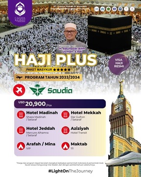Official Visa, Top Hotels: Discover the Exclusive 'Haji Plus' Program for 2033/2034 , Cibubur , Hub : 085692463920