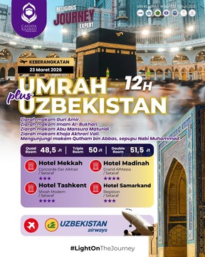 UMROH PLUS UZBEKISTAN TERPERCAYA, TERBAIK | CAHAYA KAABAH TRAVEL DI CIBUBUR, BOGOR, BEKASI, DEPOK TELP 085129077031