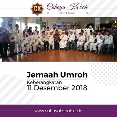 CK Jamaah Umroh Keberangkatan 11 Des 2018