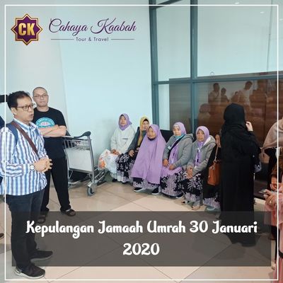 CK kepulangan Jamaah Umroh 30 Jan 2020