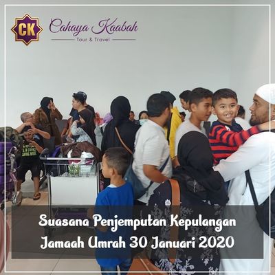 CK Suasana Penjemputan Kepulangan Jamaah Umrah 30 Jan 2020