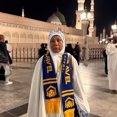 Perjalanan umroh yang sangat berkesan. Dari awal hingga akhir, semuanya berjalan lancar tanpa kendala. Terima kasih untuk tim yang solid dan profesional.