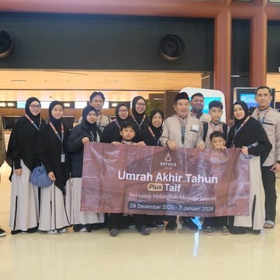 Keberangkatan Jamaah Umrah Bersama Melangkah Menuju Jannah