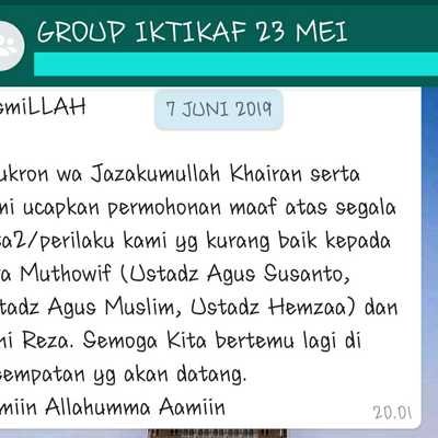 group itikaf 2019 2