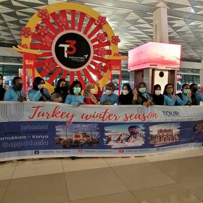 At Soekarno Hatta International Airport, get ready for winter trip in Turkey 