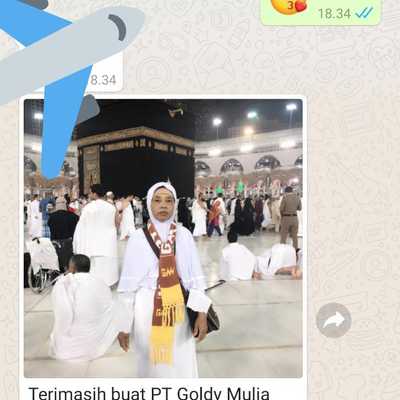 Umroh bersama goldy