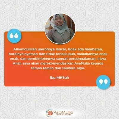 TESTIMONI JAMAAH BU MIFTAH