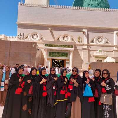 Grup Umroh 18 Maret di Masjid Nabawi