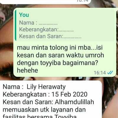 Testimoni Jama'ah Ibu Lily 2020