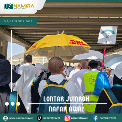 Jamaah Haji Furoda 2023 Saat Lontar Jumroh