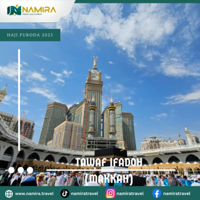 Jamaah Haji Furoda 2023 Saat Tawaf Ifadoh