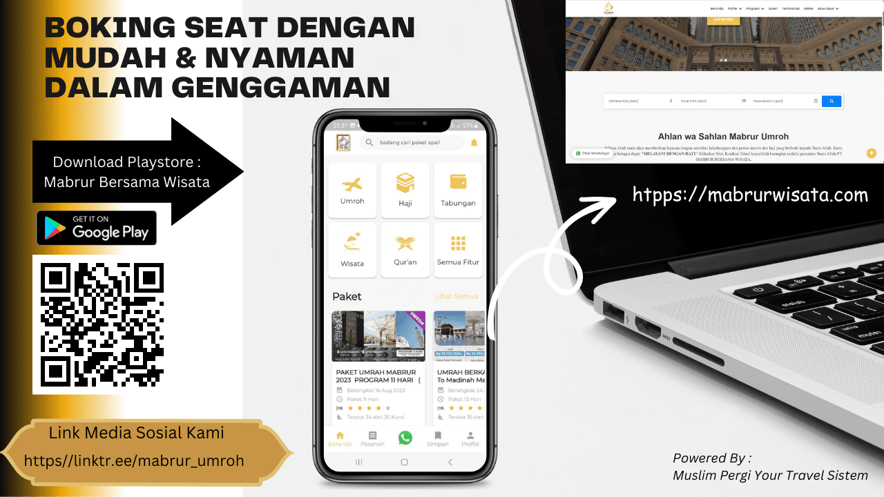 booking seat mudah dengan aplikasi travel umroh