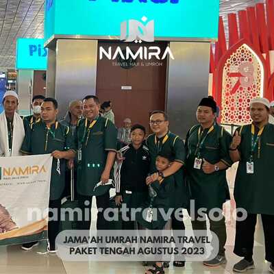 Jama'ah Namira Travel Paket Tengah Agustus 2023