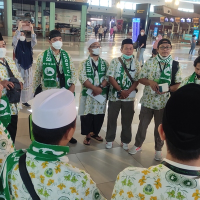 Persiapan Keberangkatan di bandara