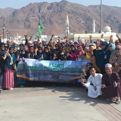 Jamaah di jabal Uhud