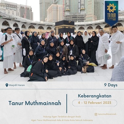 Masjidil Haram | Jamaah Tanur Muthmainnah Keberangkatan 4 - 12 Februari 2023