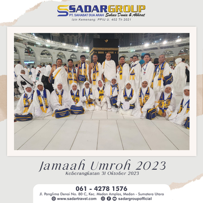 Rombongan Jamaah Umroh 31 Oktober 2023 PT. SAHABAT DUA ARAH ( SADAR GROUP ) 