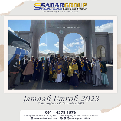 Rombongan Jamaah Umroh 13 November 2023 PT. SAHABAT DUA ARAH ( SADAR GROUP ) 