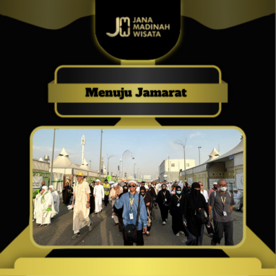 (Menuju Jamarat) Jemaah Haji Furoda