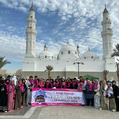 City Tour Masjid Quba - Grup Umroh TAZA TOURS 19 Februari 2024