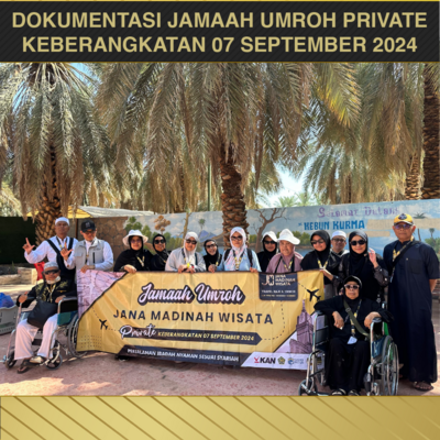 UMROH PRIVATE KEBERANGKATAN 07 SEPTEMBER 2024