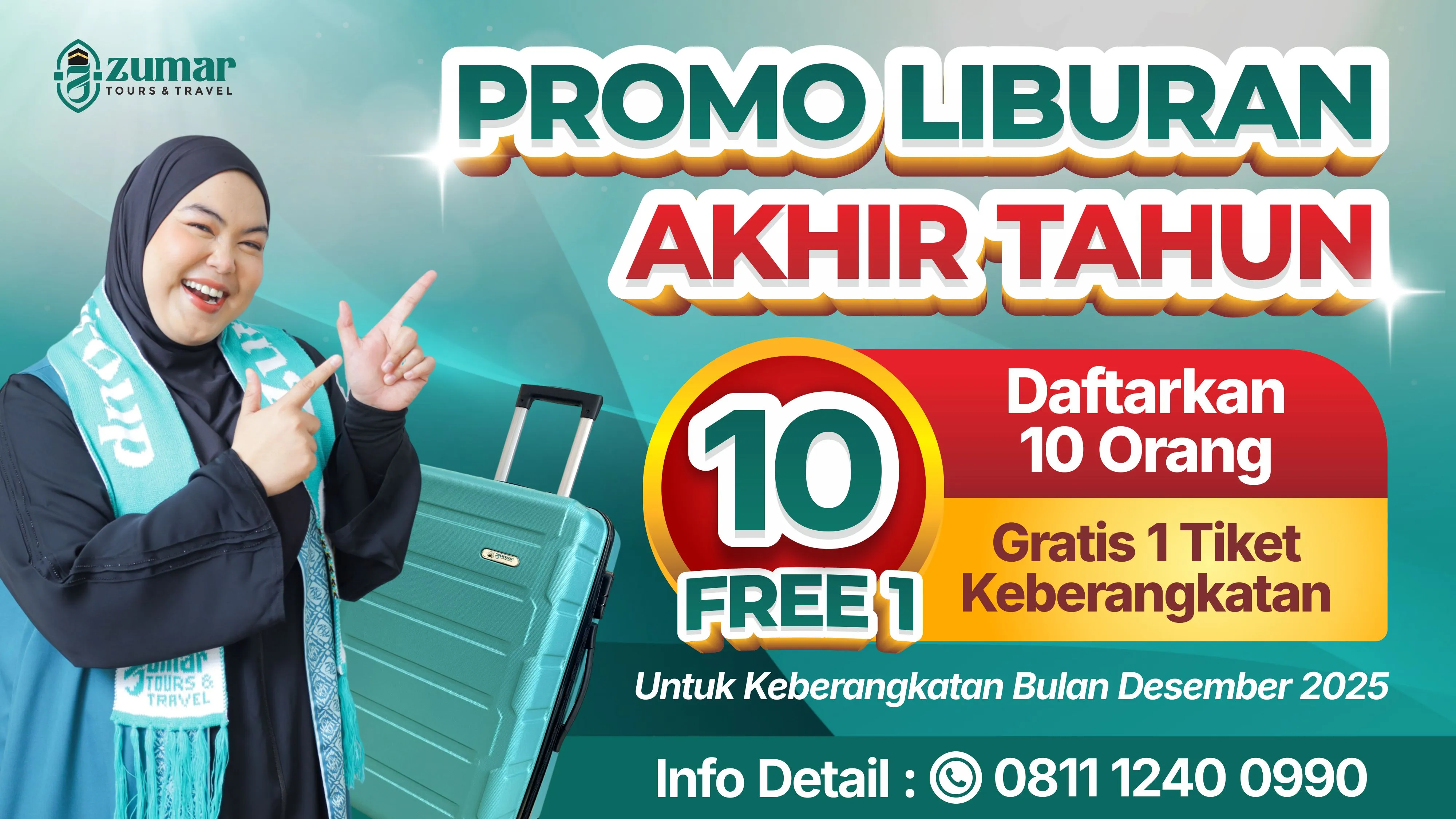 Promo Liburan Akhir Tahun Umroh dengan Zumar Tours