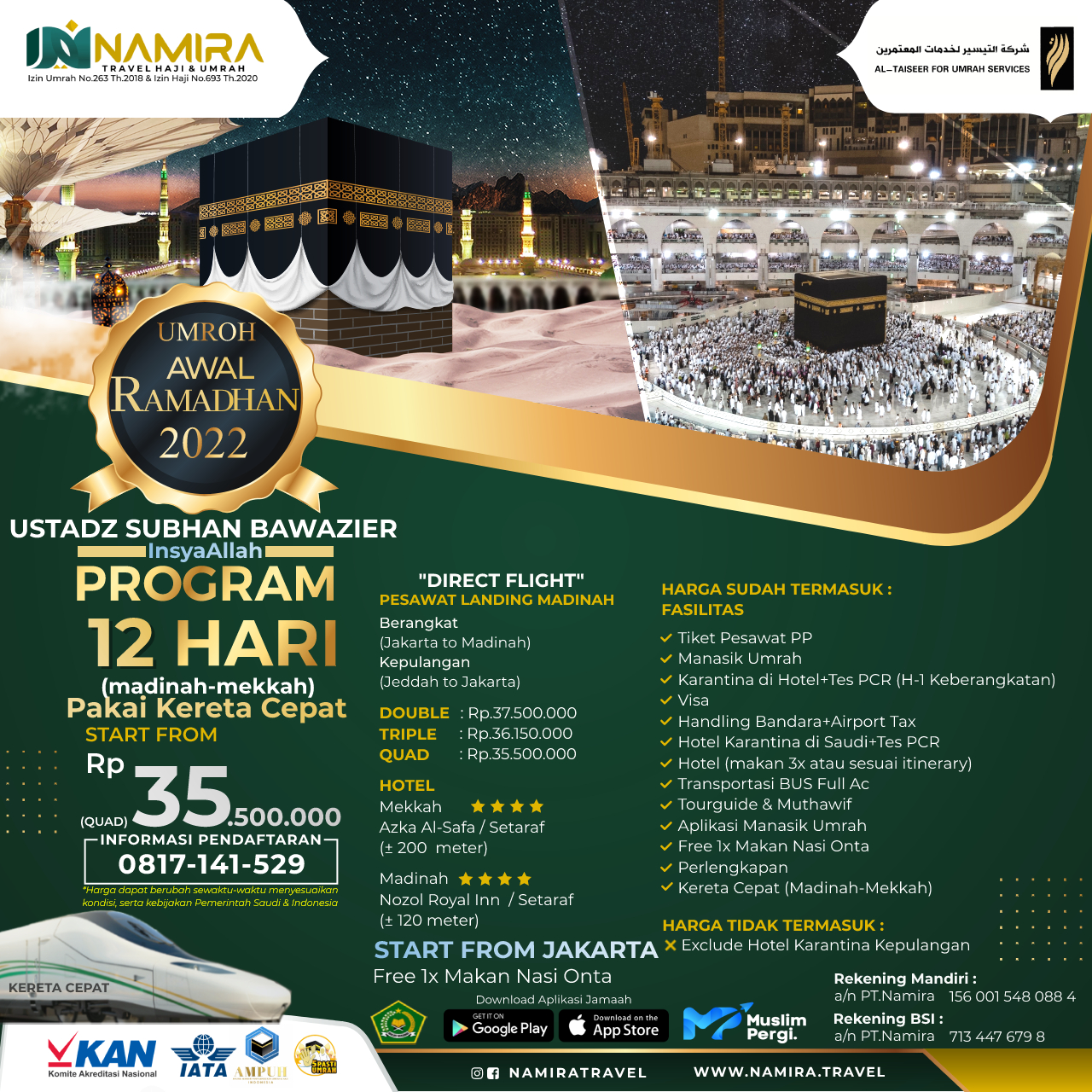 halijah travel umrah 2022