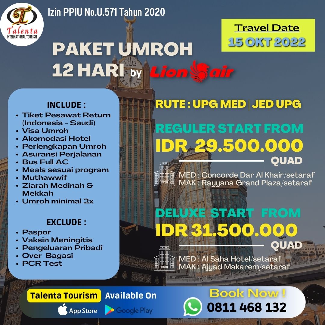 Umroh Oktober by Lion Air