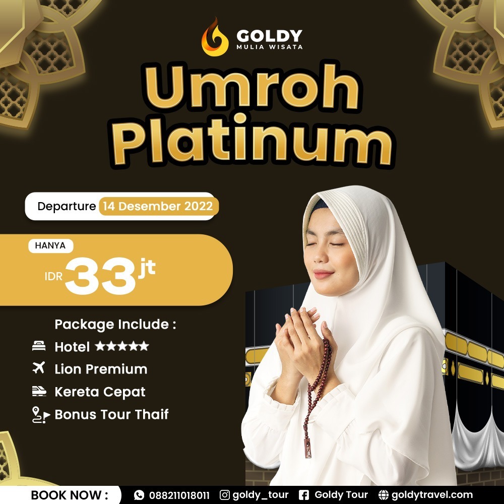 UMROH PLATINUM 9 HARI  LANDING MADINAH