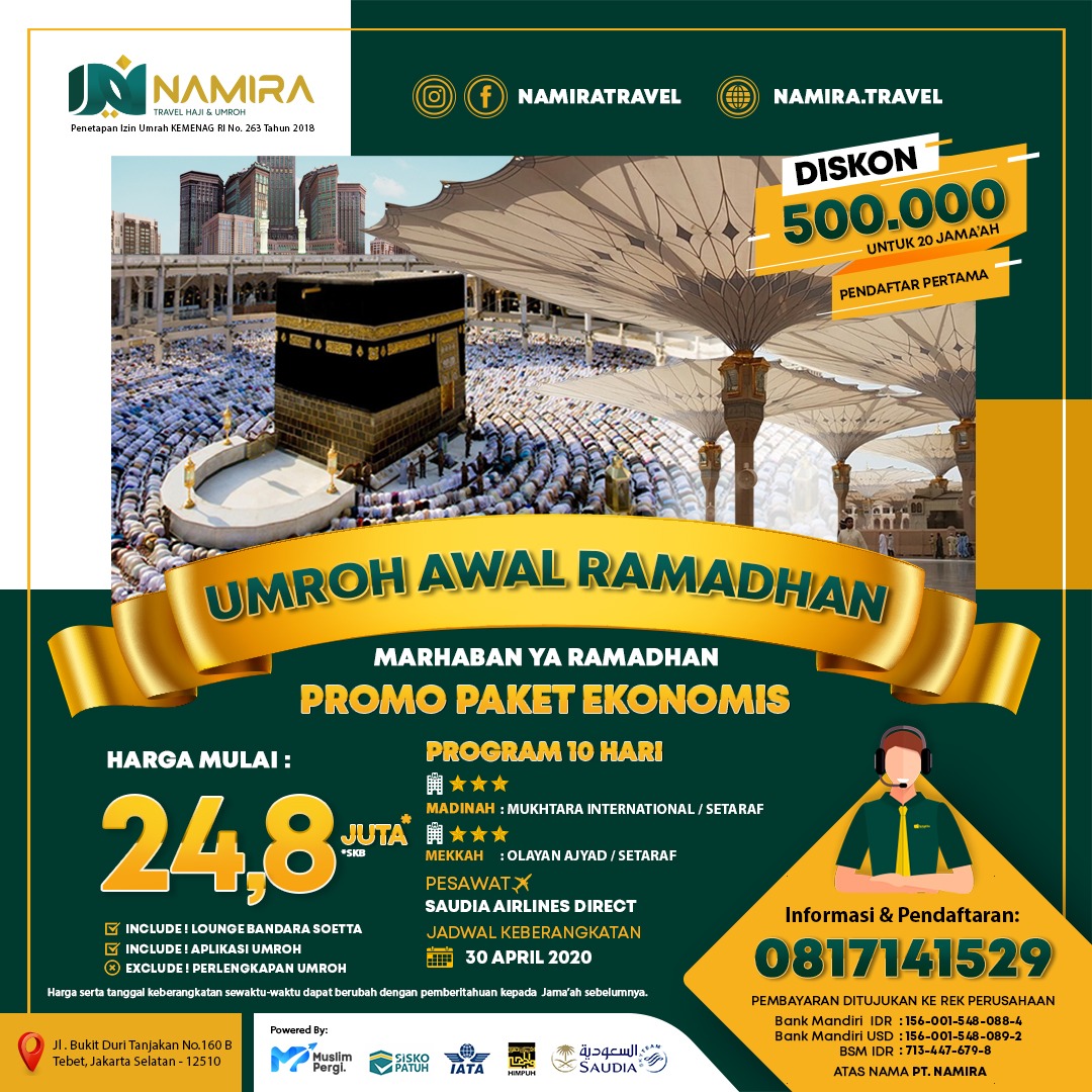 UMROH AWAL RAMADHAN EKONOMI 