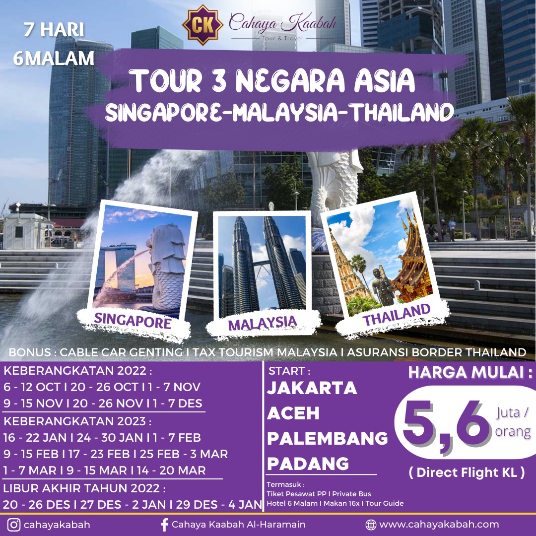 tour singapore malaysia thailand