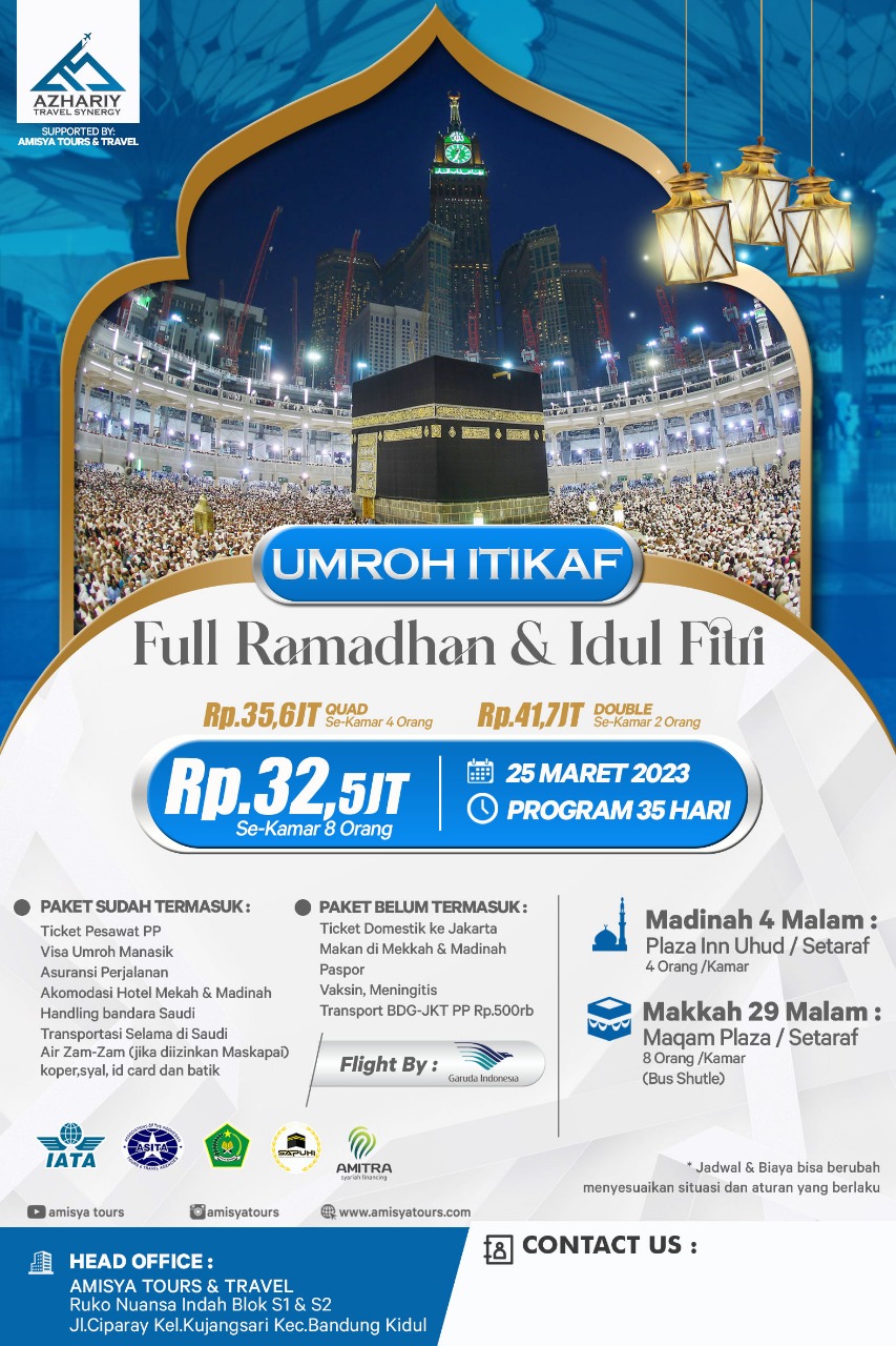 Paket Full Romadhon (35 Hari) Season 1444 H/ 2023 M