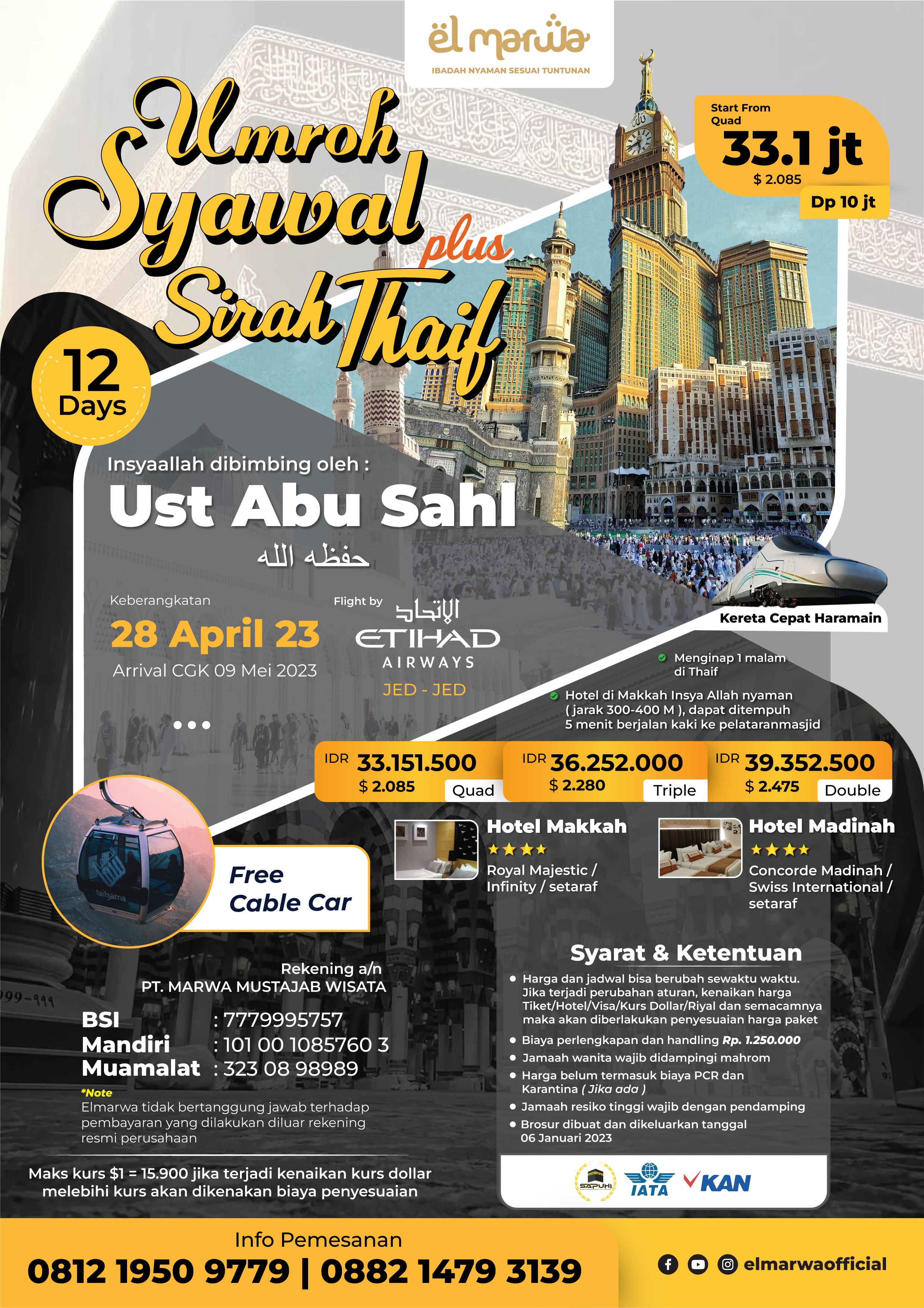 UMROH SYAWAL PLUS SIRAH THAIF