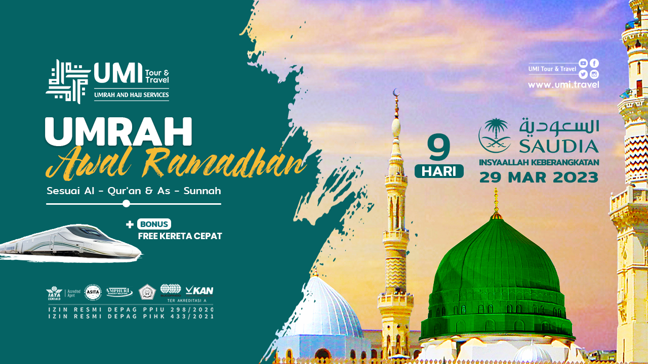 UMRAH QANAAH AWAL RAMADHAN 28 MARET 2023 (10HARI)