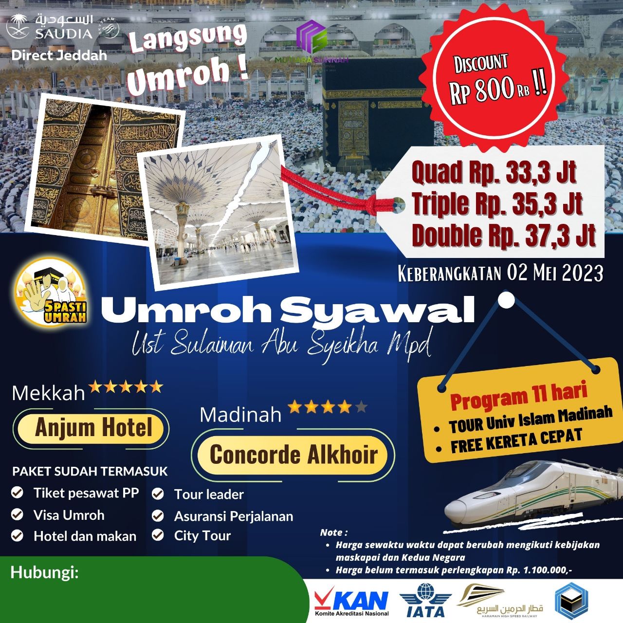 UMROH 02 MEI 2023