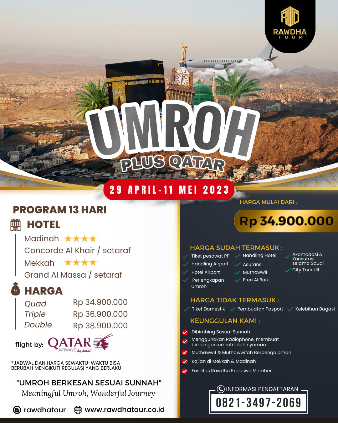 Umroh Syawal 1444 H