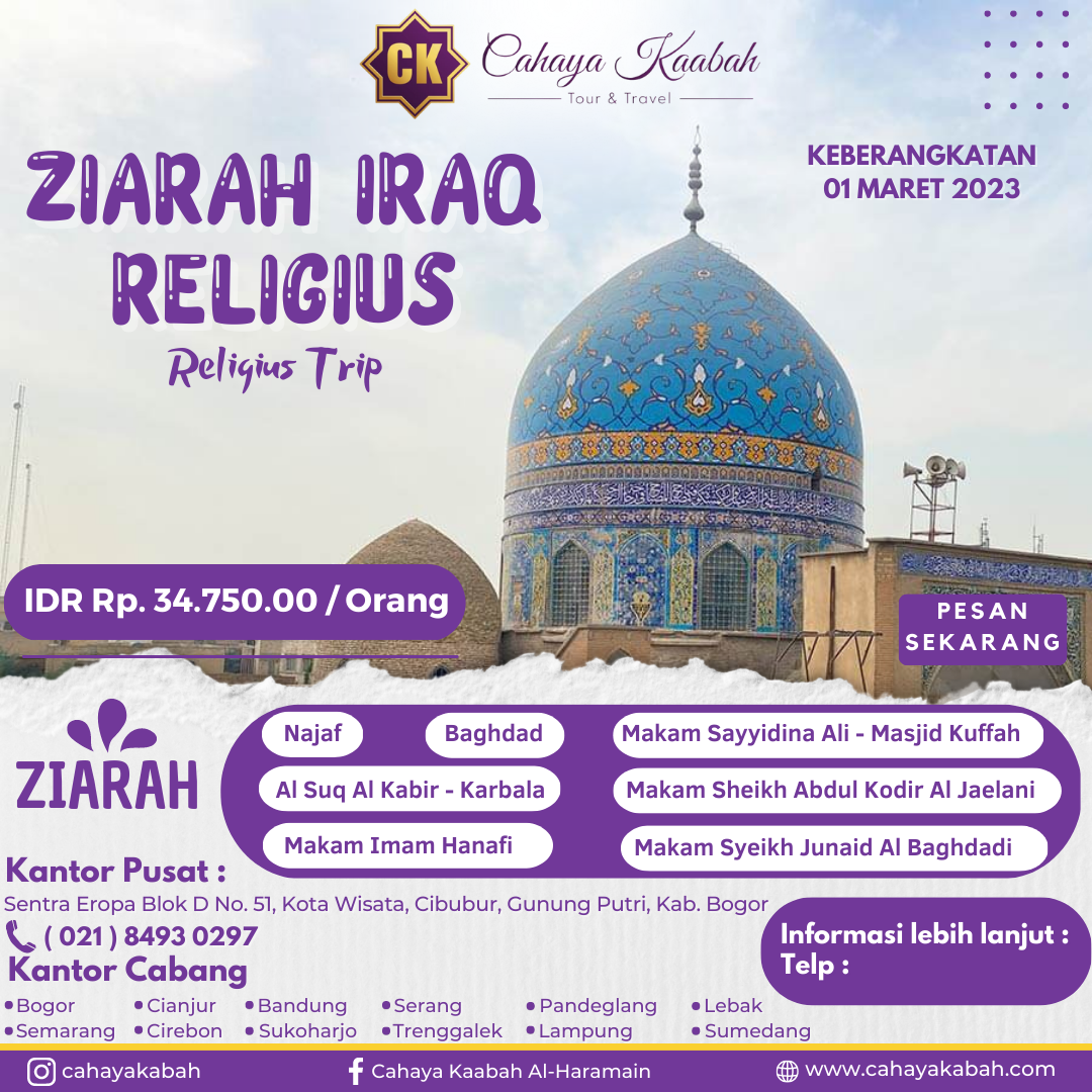 Ziarah Iraq - Cahaya Kaabah Tour & Travel