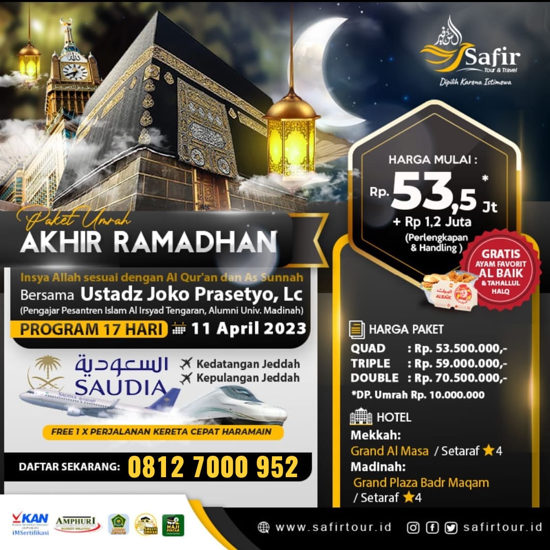 Paket Akhir Ramadhan 2023