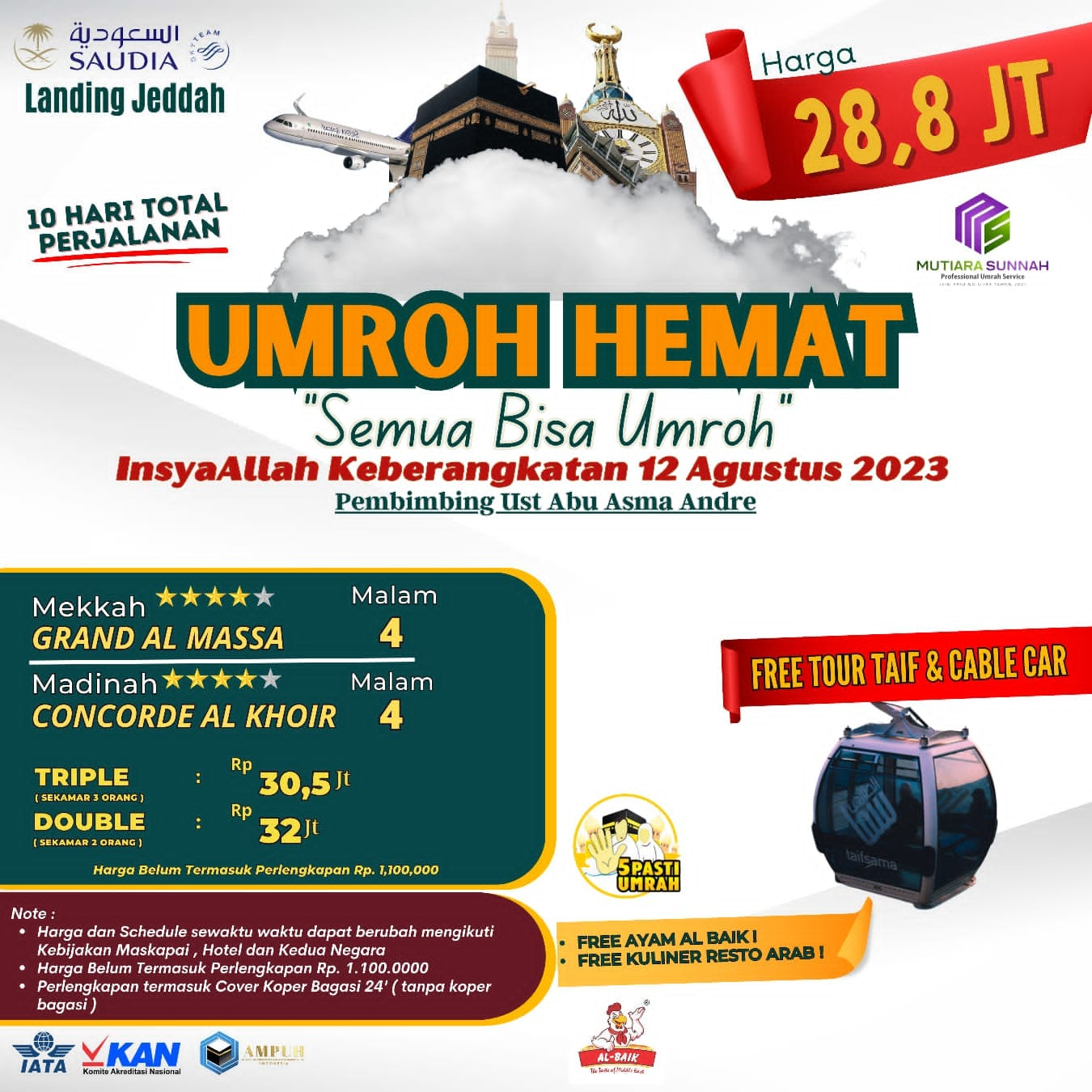 UMROH HEMAT 12 AGUSTUS