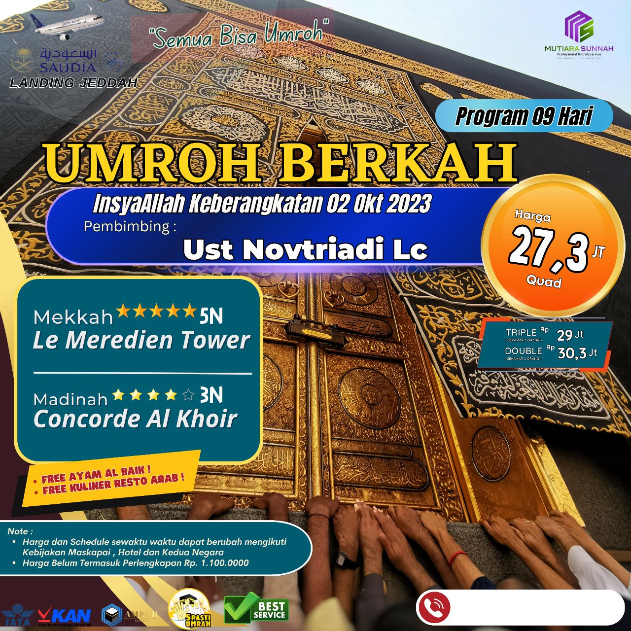 UMROH  BERKAH 02 OKTOBER 2023