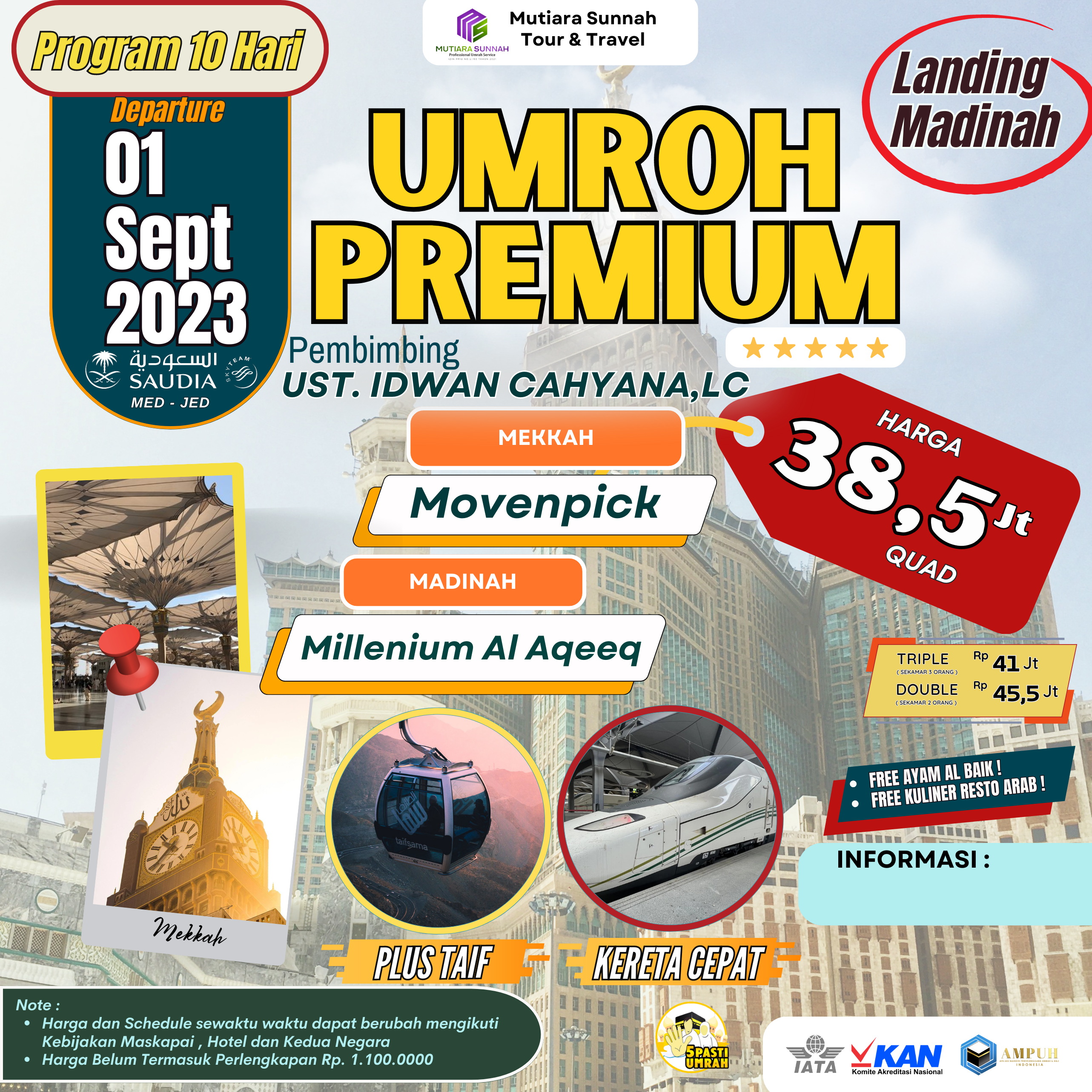 UMROH  PREMIUM 01 SEPTEMBER