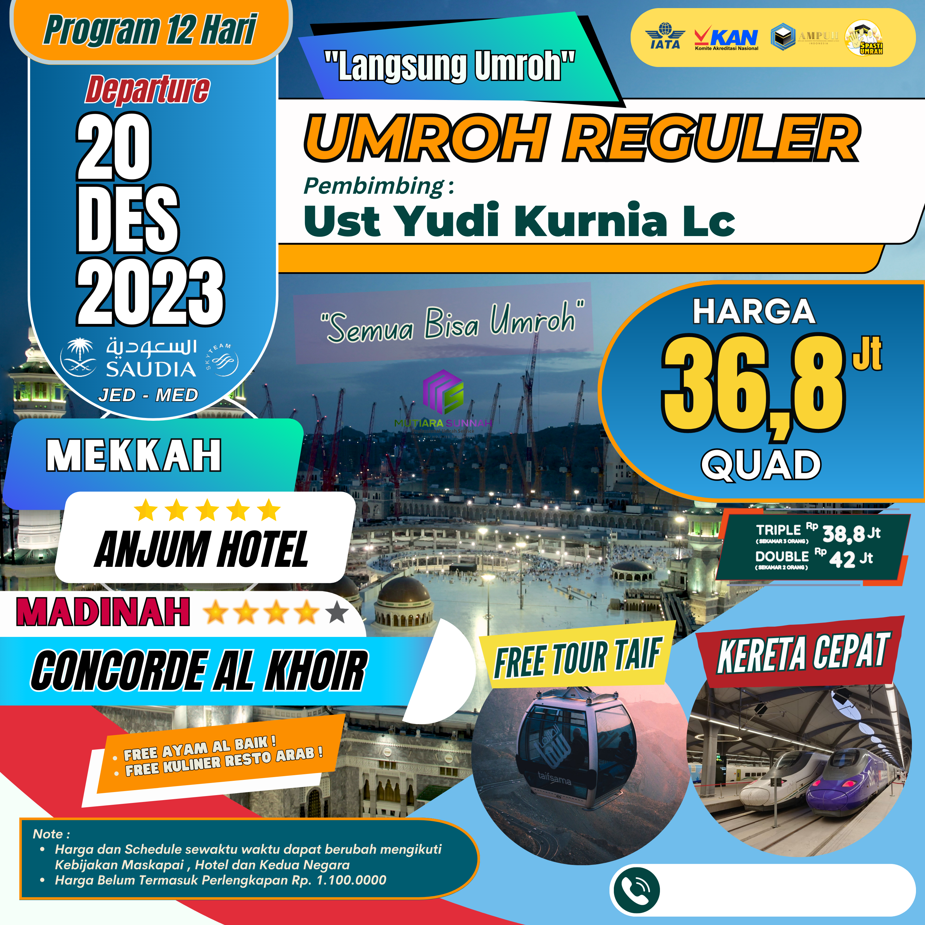 UMROH REGULER 20 DESEMBER 2023