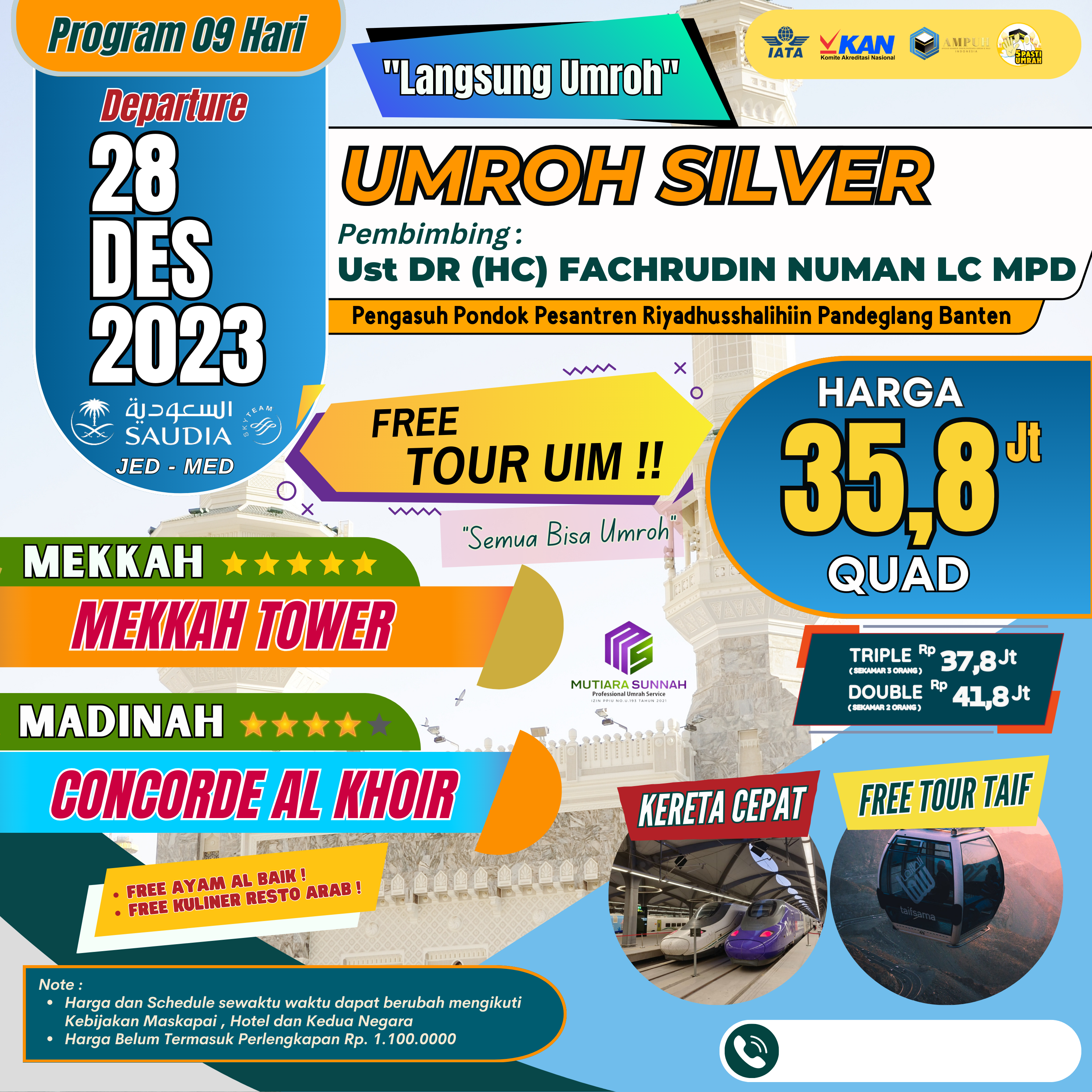 UMRAH SILVER 28 DESEMBER 2023 PLUS TOUR UIM