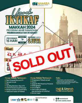 PAKET UMROH ITIKAF MAKKAH 30 MARET 2024