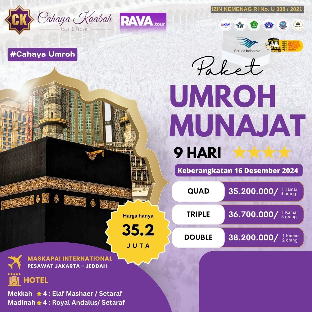 Umroh Munajat 16 Des 2024